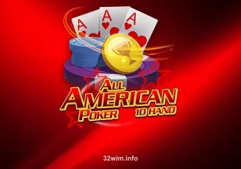 Ảnh minh họa trò chơi All American Poker 10 Hand tại 32wim